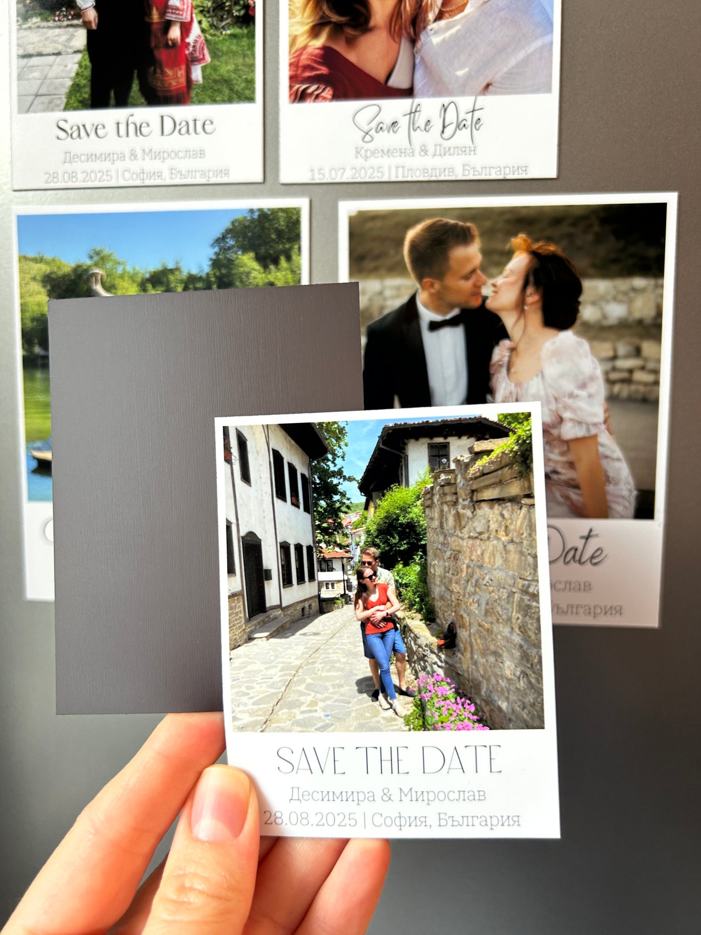 Магнитни покани "Save the date"