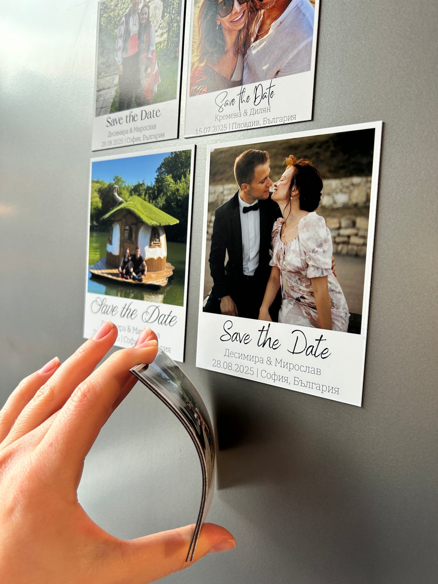 Магнитни покани "Save the date"